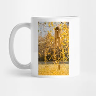 Wind Chimes in Autumn Garden Mug